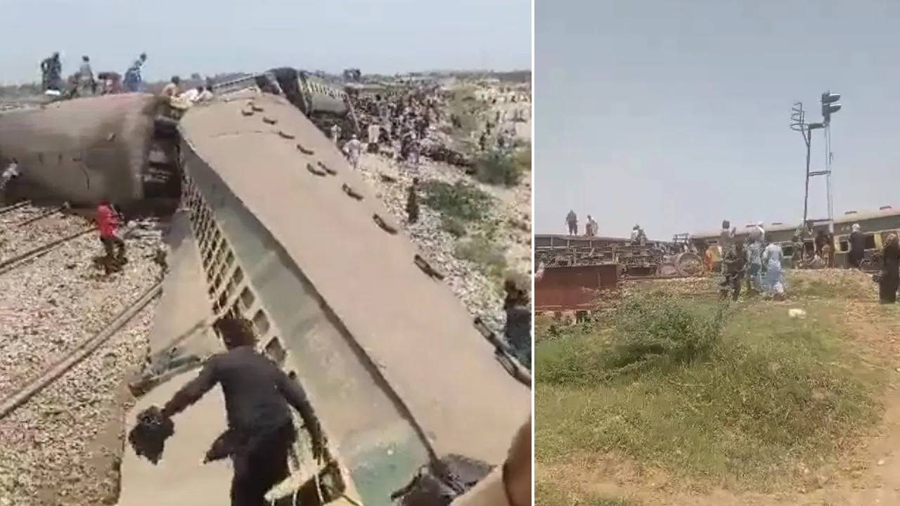 पाकिस्तान में खौफनाक ट्रेन हादसा, 20 की मौत