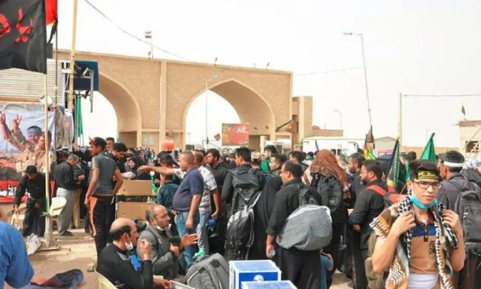 نقل زوار الأربعين الحسيني الوافدين عبر منفذ الشيب بالمجان إلى المدن المقدسة