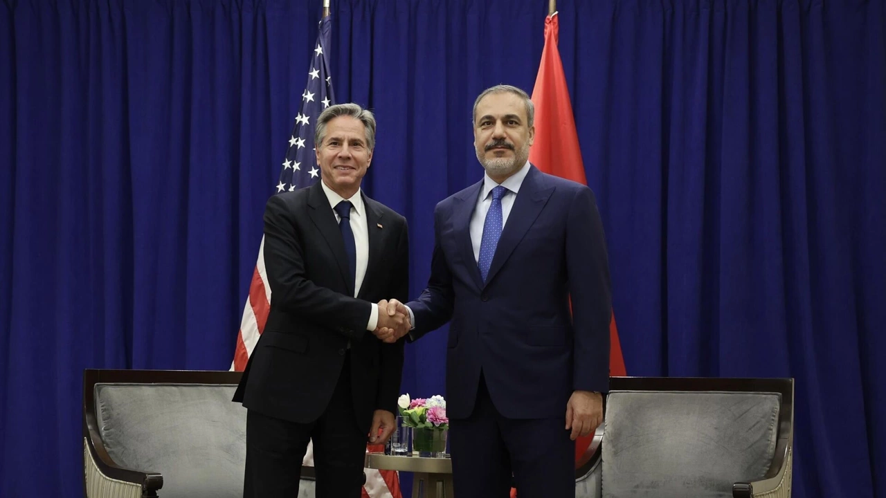 Bakan Fidan ABD'li mevkidaşı Blinken ile görüştü