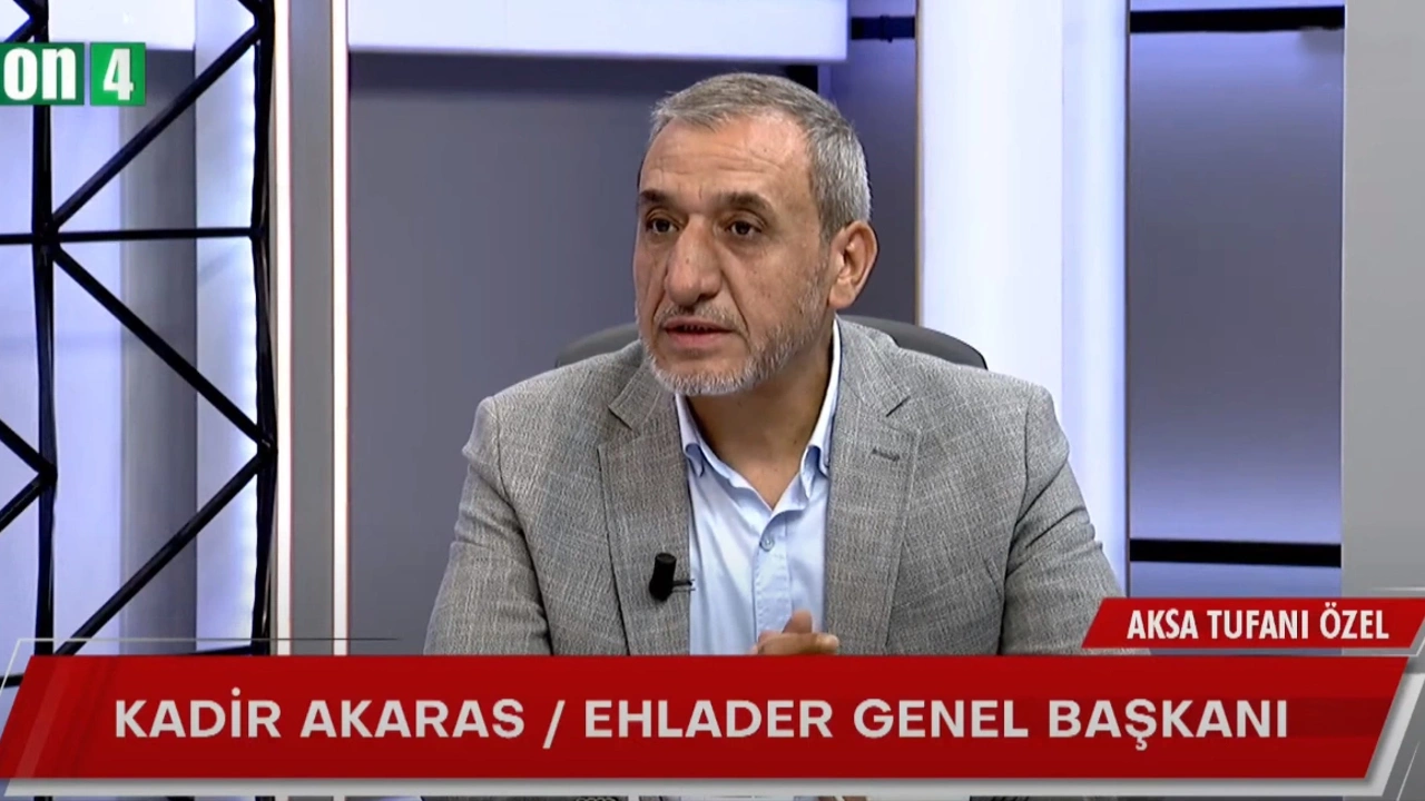 Ehlader Başkanı Akaras, Aksa Tufanı Özel programında konuştu