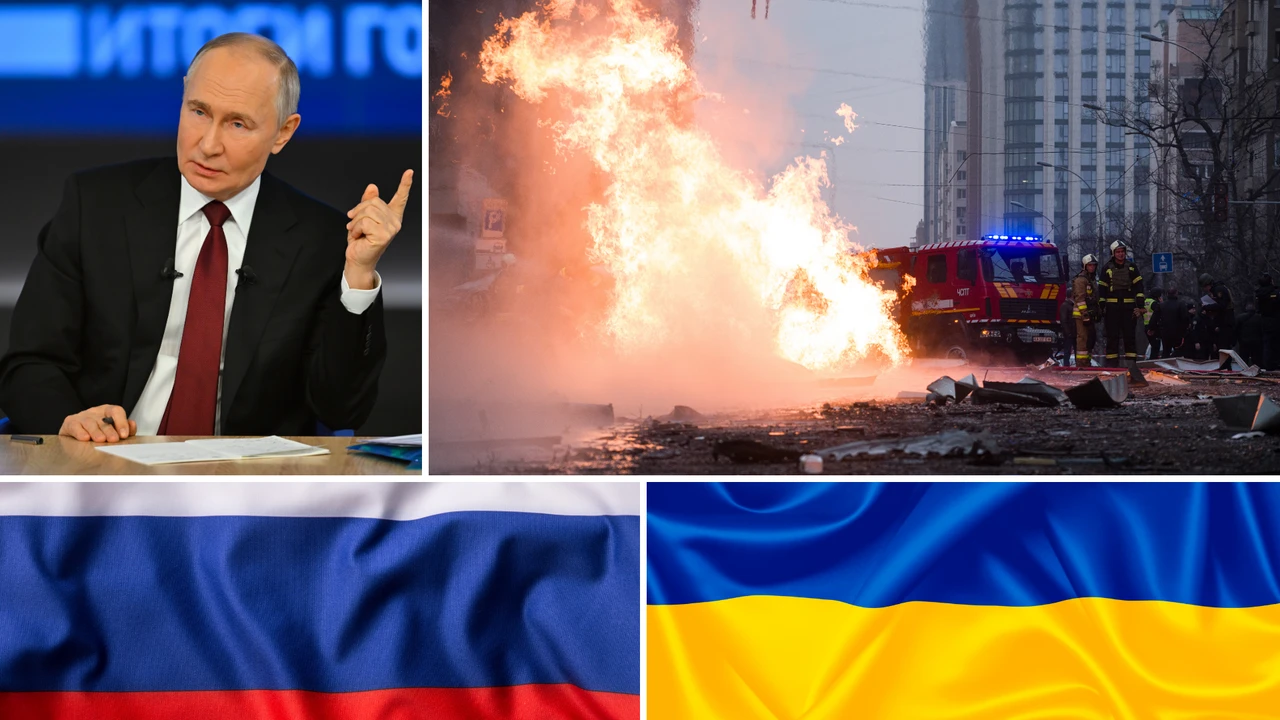 Rusya, Ukrayna'nın başkenti Kiev'i vurdu