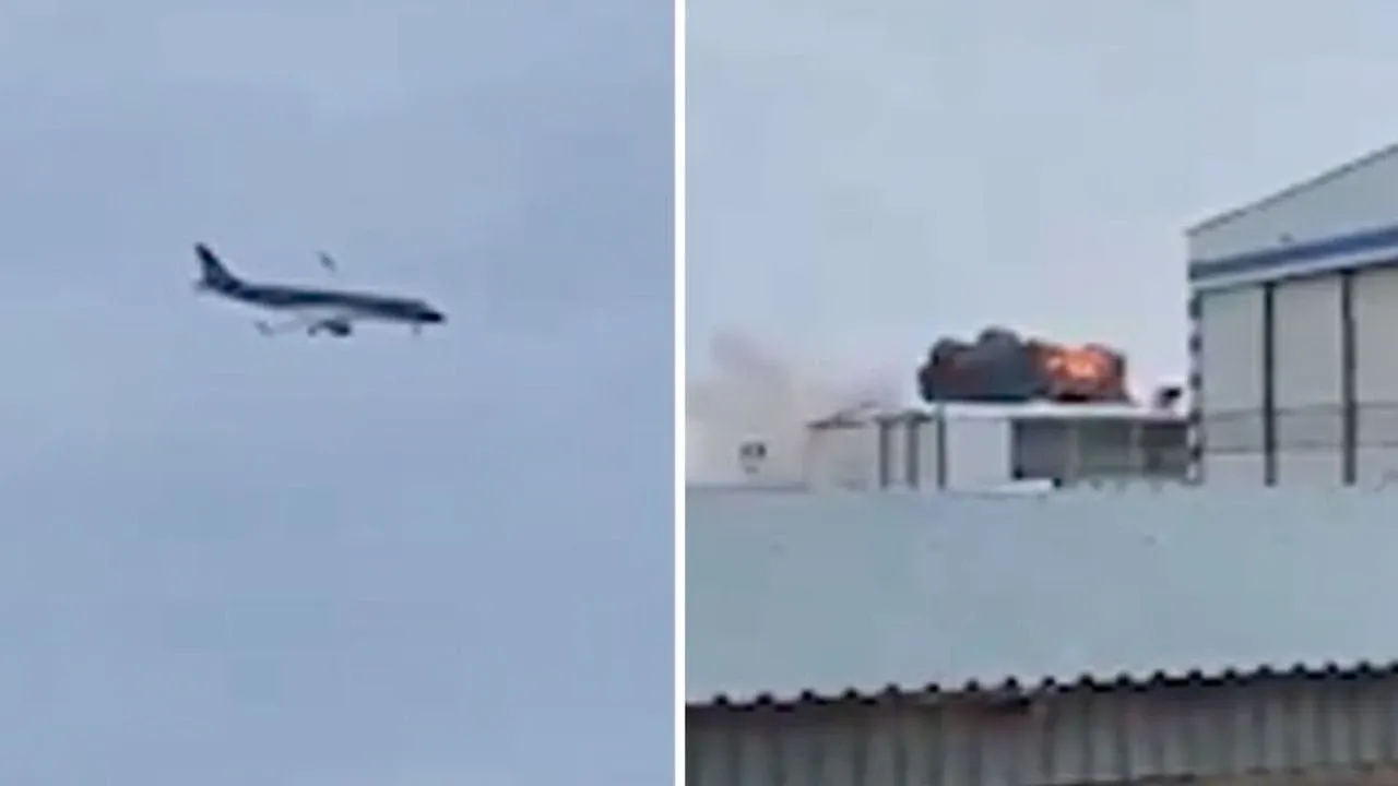 Kazakistan'da Azerbaycan'a ait yolcu uçağı düştü