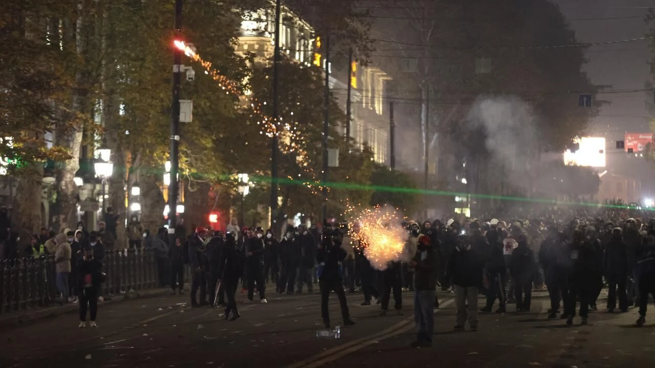 Gürcistan'daki AB yanlısı göstericilerin protestosu devam ediyor