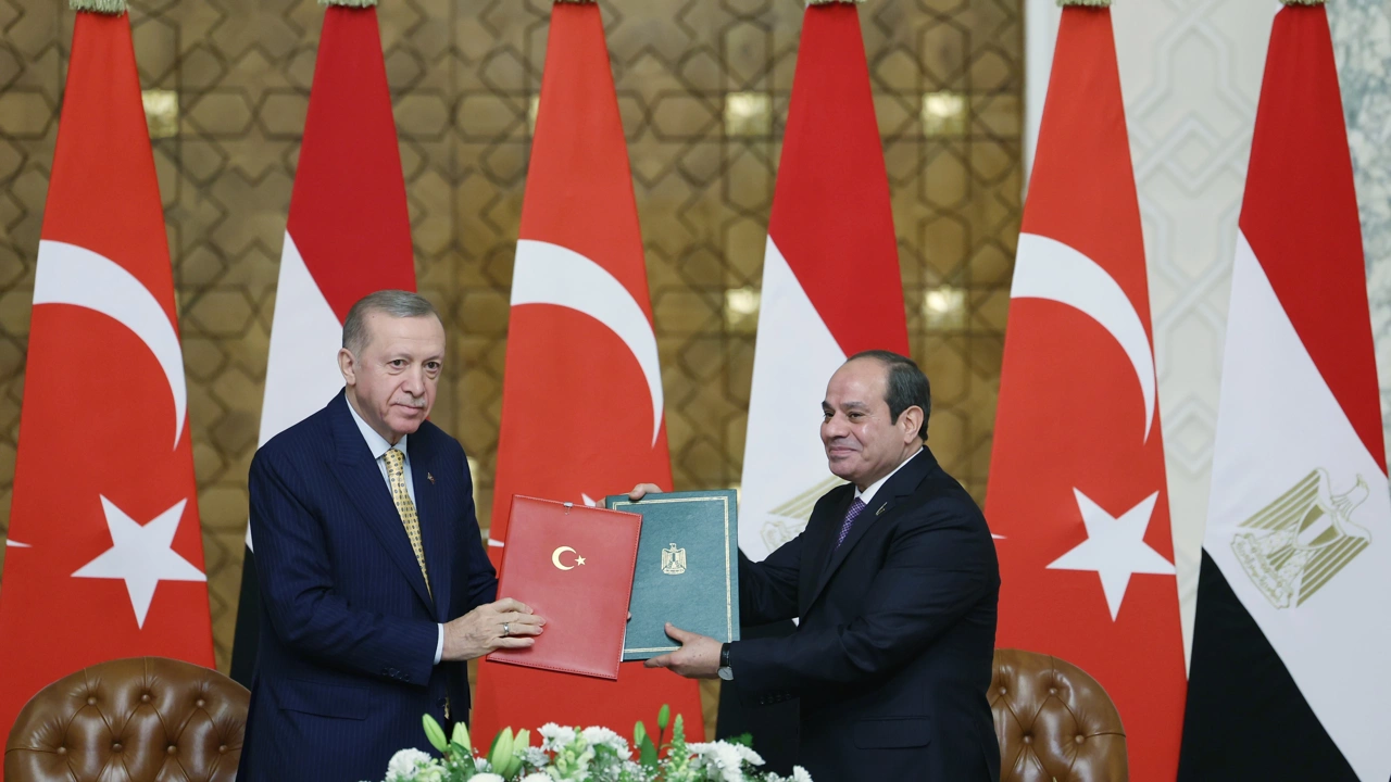 Erdoğan ile Sisi Ortak Bildiri imzaladı