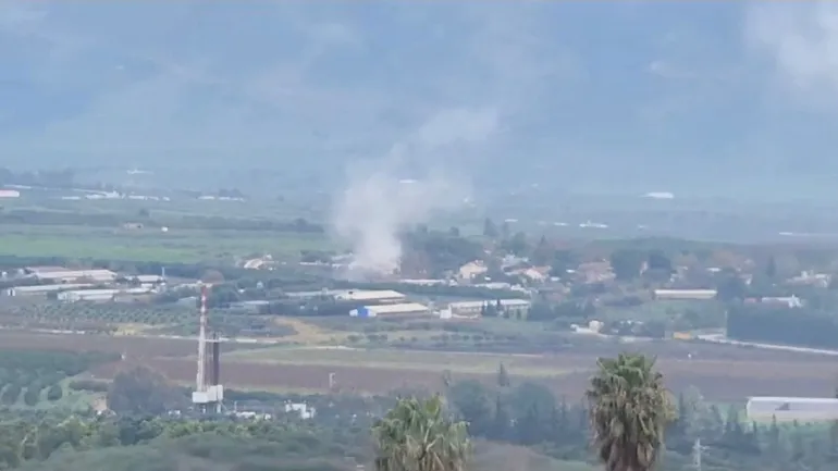 Roket mendarat di utara Israel