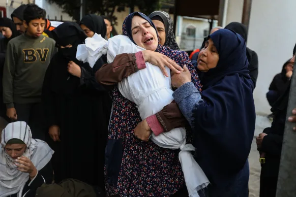 One Palestinian woman, a child martyred in Tulkarm