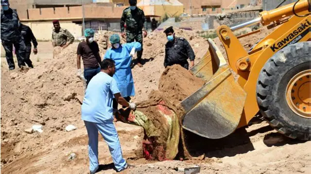 کشف گور دسته‌جمعی با بیش از هزار قربانی داعش در شمال عراق