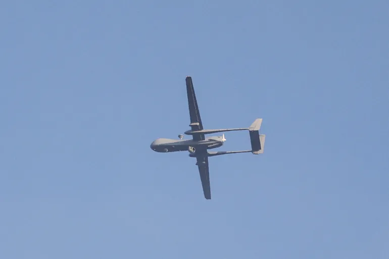 Palestinian fighters capture Israeli drone