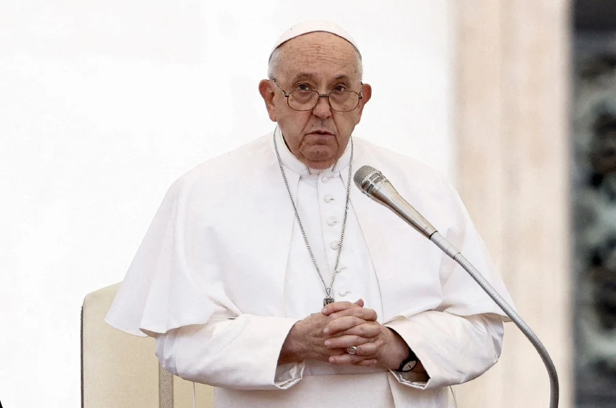 Pope condemns Israeli arrogance in Palestine