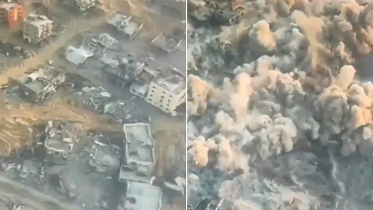 فیديو | إسرائيل تفجر منزل الاشتباك الأخير مع السنوار ومغردون: يرعبهم حيا وميتا