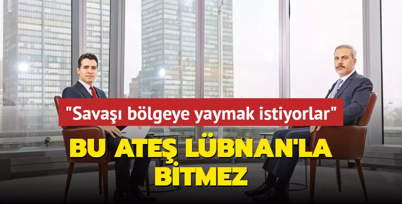 Bu ateş Lübnan'la bitmez