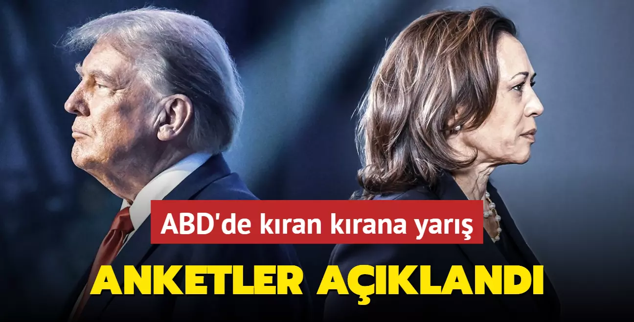 Anketler açıklandı! ABD'de kıran kırana yarış