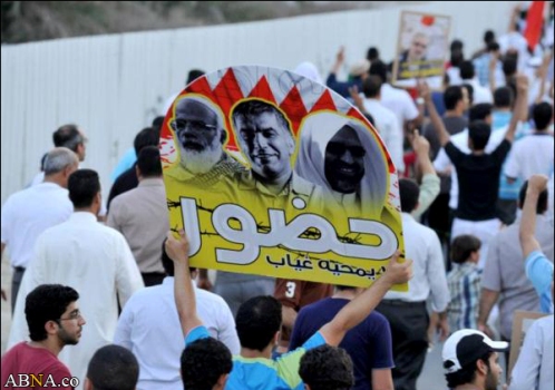 گزارش تصویری/ ششمین روز تظاهرات انقلابیون بحرین با شعار "دموکراسی حق ماست"