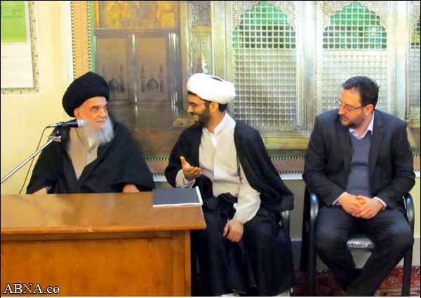 تصاویر منتشر نشده از دیدار جمعی از دانشجویان بوسنیایی با آیت الله زنجانی