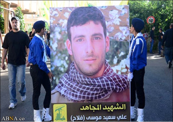 تشییع پیکر دو شهید مجاهد حزب الله لبنان+تصاویر