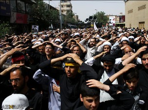 قم، سوگوار شهادت باب الحوائج(ع)