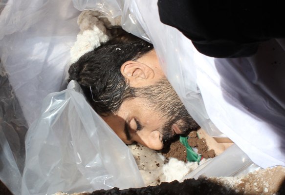 پيکر "شهيد عطری" به خاک سپرده ‌شد + تصاوير