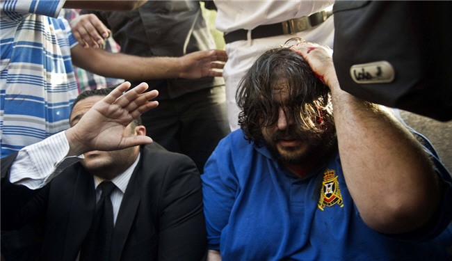 درگیری مقابل وزارت فرهنگ مصر+تصاویر