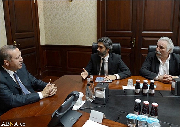 دیدار نخست وزیر ترکیه با نمایندگان معترضان +عکس