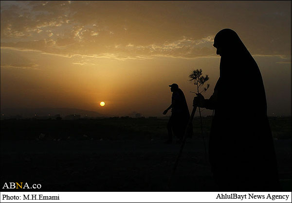 گزارش تصویری/ زائران پیاده مسجد مقدس جمکران