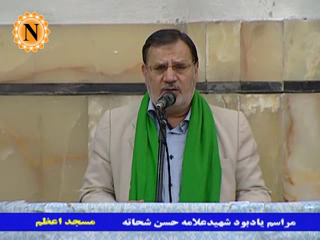 فیلم/ شیعه دارد دار خود را روی دوش... / مرثیه سرایی حاج سید احمد شمس