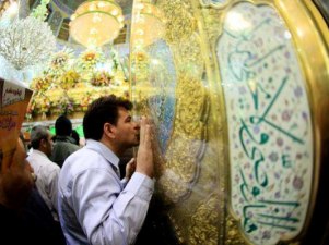 حضور گروهی از اداره اوقاف و مستغلات دیاله عراق در آستان قدس علوی