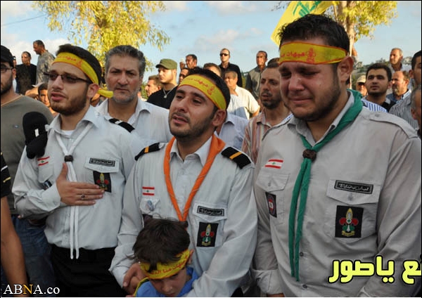 تشییع پیکر شهید مجاهد حزب الله در جنوبی ترین روستای لبنان +تصاویر