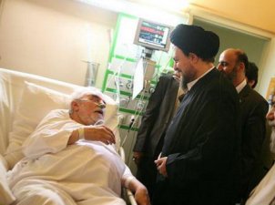 سیدحسن خمینی از حبیب‌الله عسگراولادی عیادت کرد
