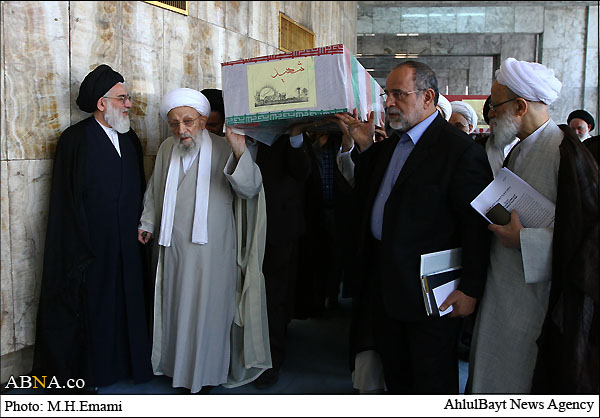 گزارش تصویری/ تشییع نمادین شهدای گمنام در مجلس خبرگان رهبری