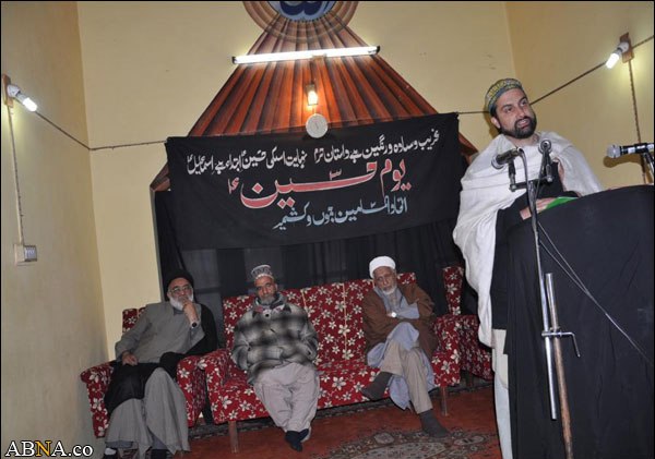 گزارش تصویری/ مراسم مرثیه خوانی به مناسبت فرارسیدن محرم در کشمیر هند