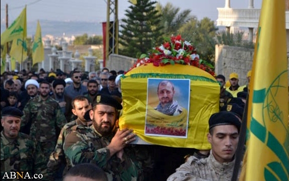 تشییع پیکر شهید مجاهد حزب الله در "محرونه" + تصاویر