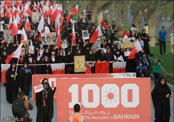 گزارش تصویری / تظاهرات انقلابیون بحرین به مناسبت گذشت 1000 روز از انقلاب کرامت بحرین