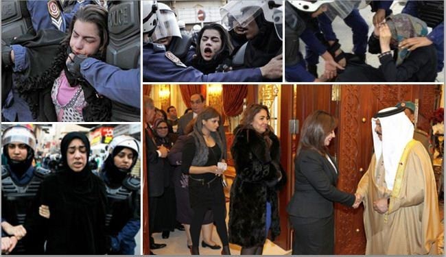 واکنش بحرینی‌ها به دیدار هنرپیشه‌های مصری با حمد + تصاویر