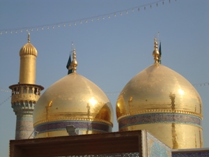 پیشرفت 35 درصدی طلاکاری حرم امام موسی کاظم(ع)