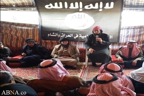 بیعت قبیله شمر با مزدوران داعش + تصاویر