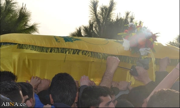 تشییع پیکر شهید مجاهد حزب‌الله + تصاویر