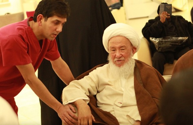 بازگشت آیت‌الله فیاض به نجف اشرف