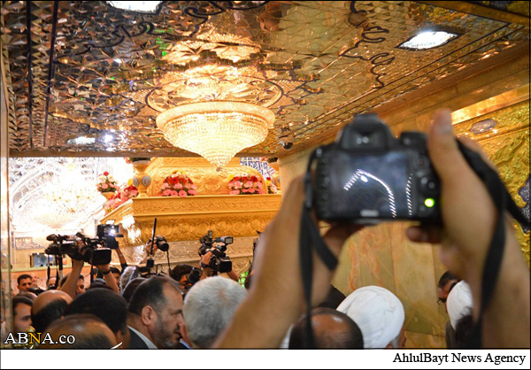 رونمایی از ضریح مطهر حضرت ابراهیم مجاب(ع) در کربلا + تصاویر