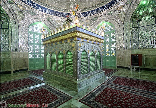 برگزاری مراسم شهادت امام هادی(ع) در آستان حضرت موسی مبرقع(ع)