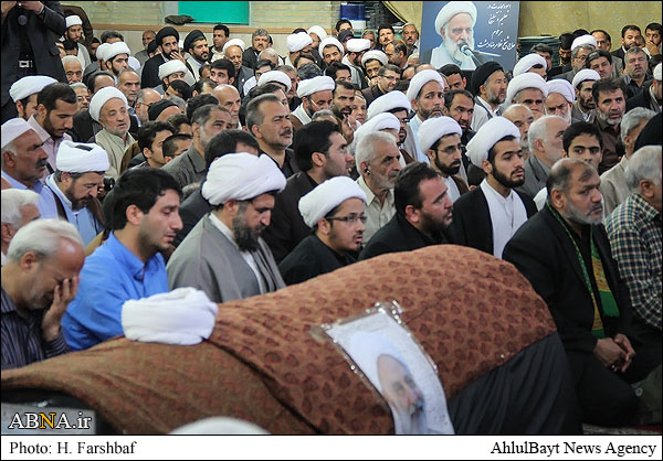 گزارش تصویری/ تشییع پیکر آیت‌الله غلامرضا دهشت