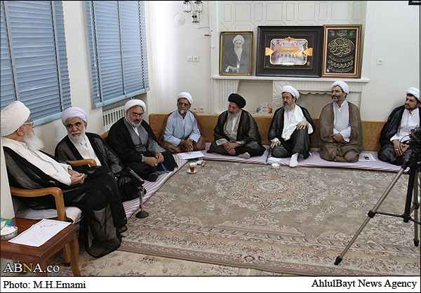 گزارش تصویری/ دیدار مسئولین ستاد برگزاری کنگره سبط النبی(ص) با آیت‌الله صافی گلپایگانی