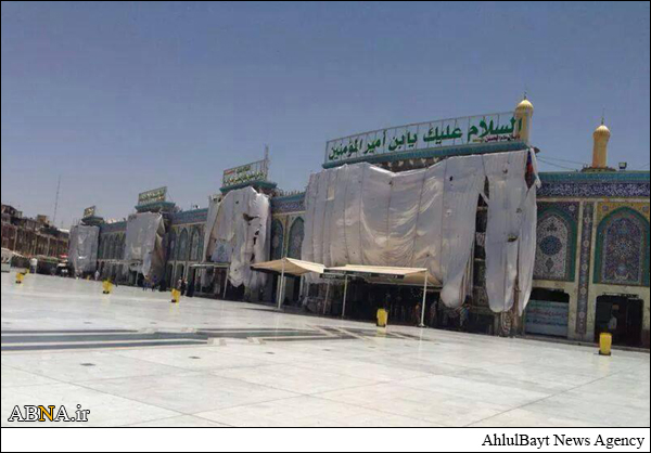 حکومت نظامی در شهر مقدس کربلا + تصاویر