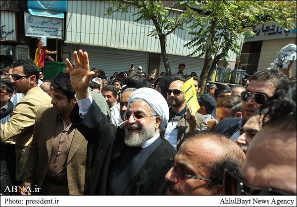 شرکت رییس جمهور در راهپیمایی روز جهانی قدس + تصاویر