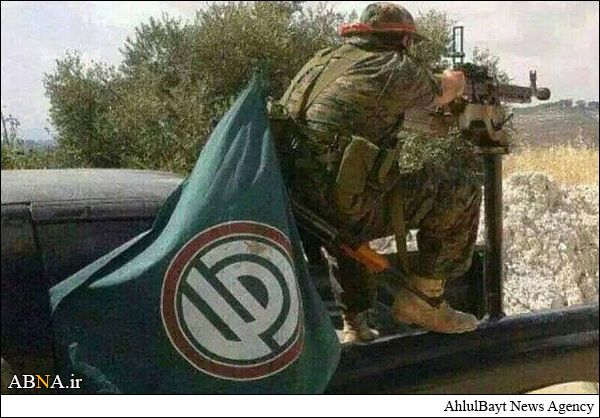  رزمندگان جنبش أمل در جنگ عرسال + عکس