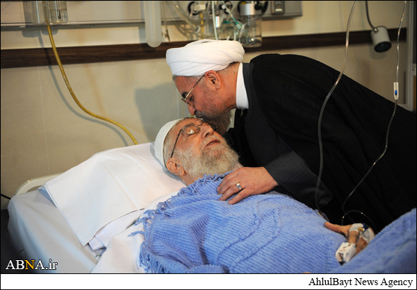 فیلم/ عیادت دکتر روحانی از رهبر معظم انقلاب