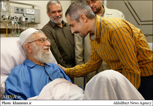 عکس/ عیادت جواد رضویان از رهبر انقلاب