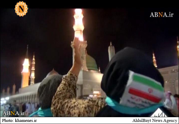 فیلم/ دعای حجاج در مدینه برای شفای رهبر انقلاب اسلامی