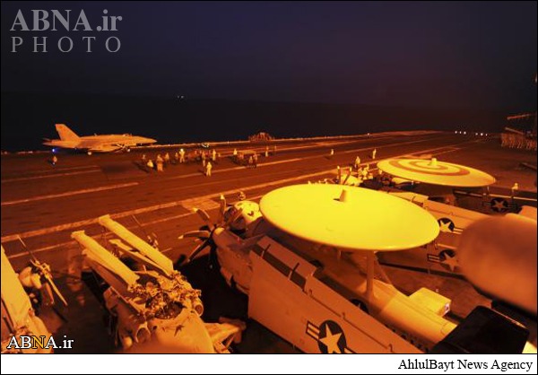   حمله هوایی آمریکا به تاسیسات نفتی سوریه + عکس