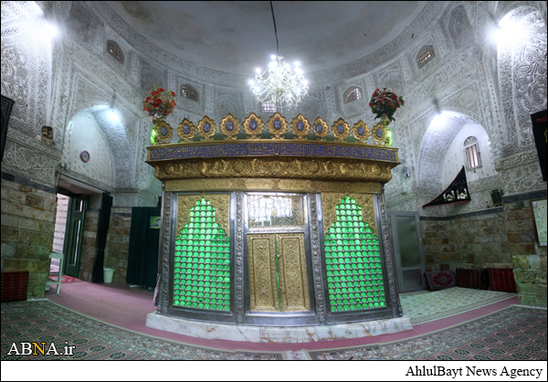 غبارروبی آستان نواده حضرت ابوالفضل العباس(ع)/ آیت الله مدرسی: داعش بداند که بارگاه امامزادگان در قلب ما جا دارد