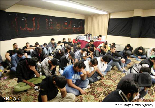 مراسم عزاداری حسینی در کالیفرنیا با سخنرانی "انگلیسی" و "فارسی"